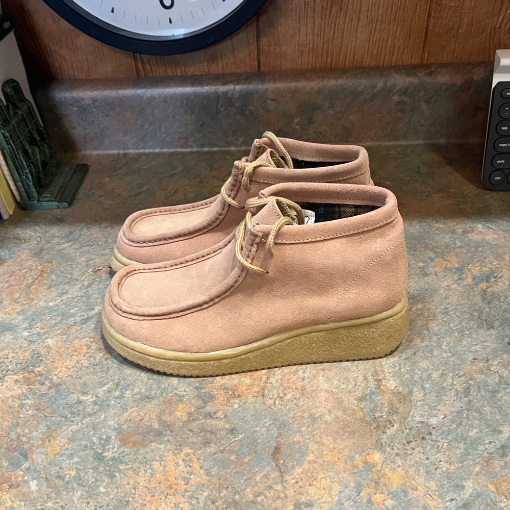 Soda size 9 new suede leather upper lace up ankle boots 3131 - Picture 5 of 10